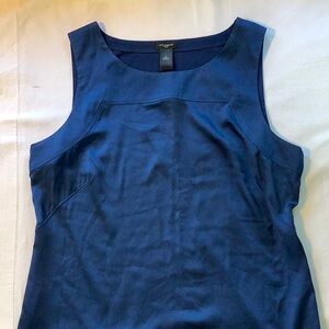 Ann Taylor Blue Fitted Tank Top